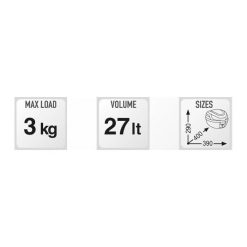 Givi B27 Monolock 27L Topbox + Plate -Accessories store B27NMAL 2