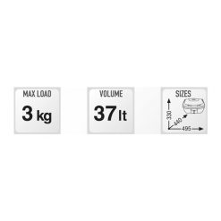 Givi B37 Monolock 37L Blade Tech Topbox + Plate -Accessories store B37NT 2