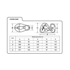 Oxford Aquatex Top Box Bike Cover -Accessories store CV201 2