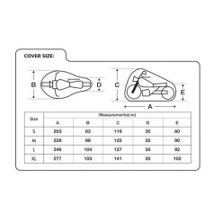 Oxford Rainex Outdoor Bike Cover 5 Oxford Rainex Outdoor Bike Cover -Accessories store CV501 2