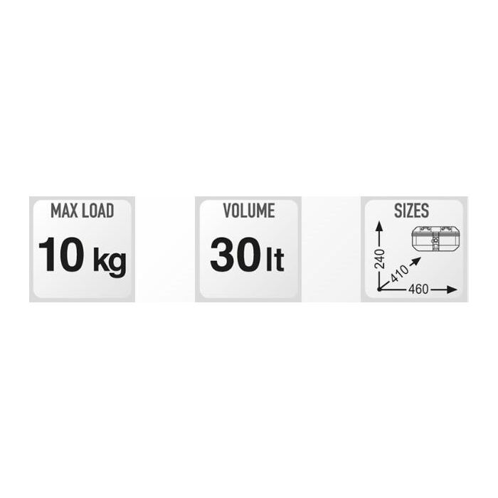 Givi Trekker DLM30B Dolomiti Monokey Panniers Or Side Case 30L Black 3 Givi Trekker DLM30B Dolomiti Monokey Panniers Or Side Case 30L Black - Image 3