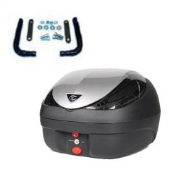 Coocase V36 Wizard Luxury 36L Topbox & Universal Rack - Silver -Accessories store UNIV36LPSIL 4